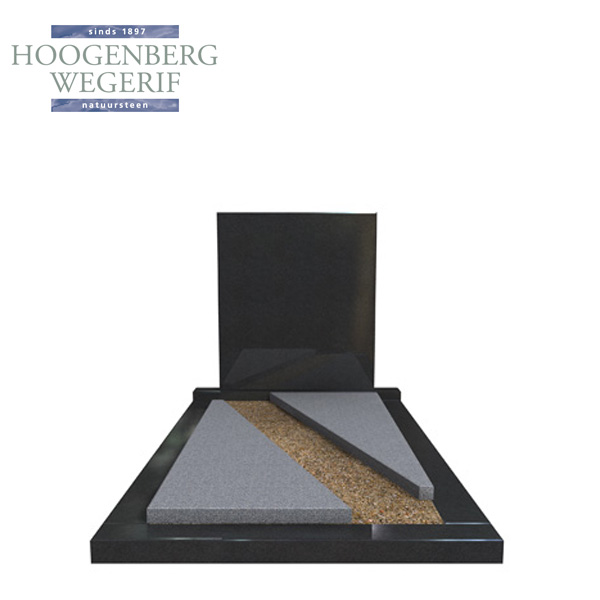 Grafsteen met afdekplaat