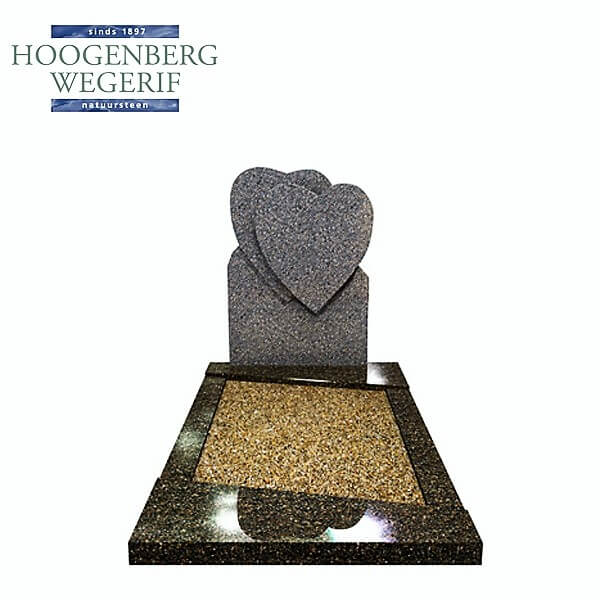 Dubbel hart grafmonument