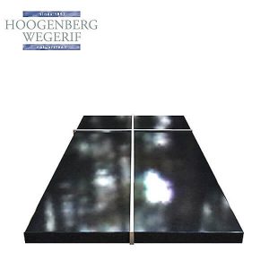 Grafzerk roestvrij staal gecombineerd met graniet