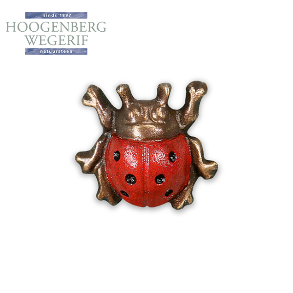 Lieve heersbeestje bronzen grafdecoratie