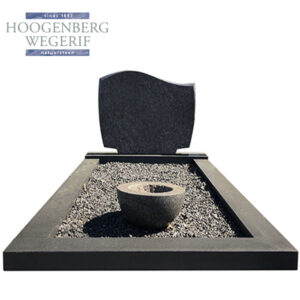 Impala grafsteen golfkop model