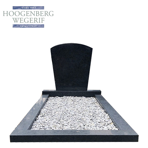 Gedenksteen toogmodel met omranding