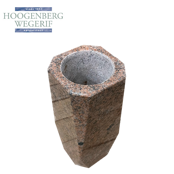 Vaas rood graniet gepolijst - Afbeelding 2