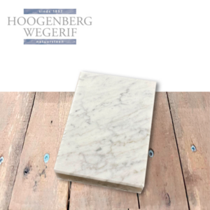 Bijzetsteen wit marmer