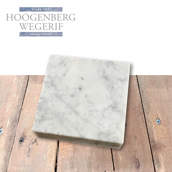 Bijzetsteen lessenaar wit marmer