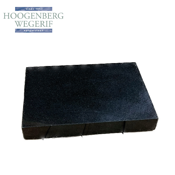 Bijzetsteen zwart graniet