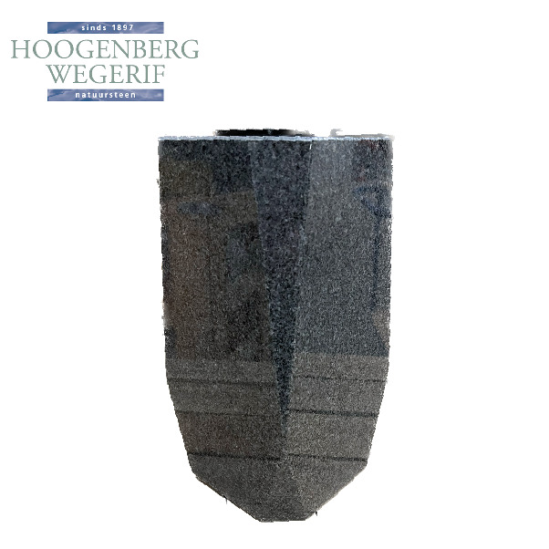Grafvaas grijs graniet
