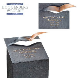 Tekstplaat met vogel