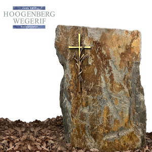 Franse leisteen excl. bronzen kruis