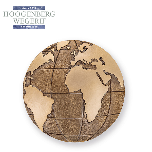 Bronzen wereldbol