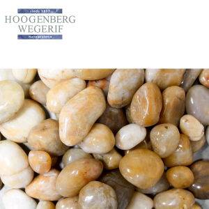 I Pebbles beige en wit