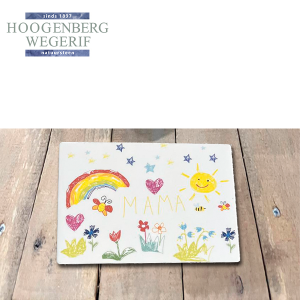 Tekening op RVS of porselein