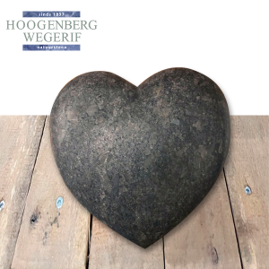 Bijzetsteen in hartvorm