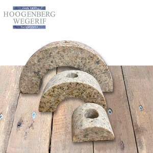 Driedelige kaarshouder