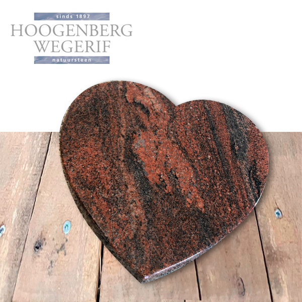 Hart rood graniet