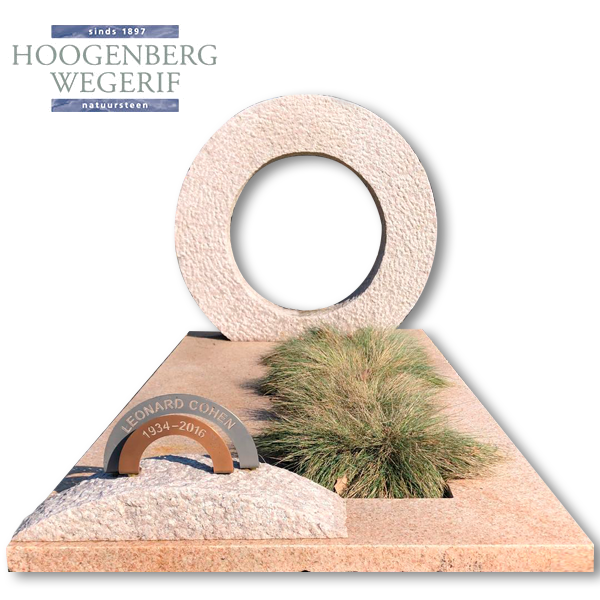 Chin Ivory leathertouch zerk met gebouchadeerde cirkel