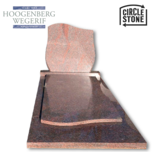 Circle stone rood graniet gepolijst