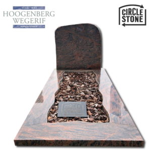 Circle stone rood graniet gepolijst