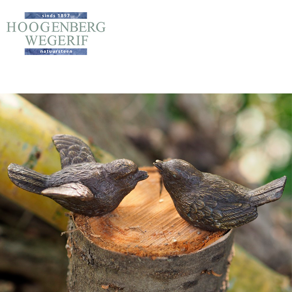 Bronzen vogels als set - Afbeelding 2
